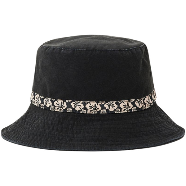 2025 Rip Curl Womens Mixed Graphic Bucket Hat 06DWHE - Washed Black